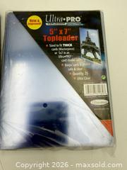 MaxSold Auction: New Ultra Pro 5 x 7 Toploaders - Bremerton (Washington, USA) SELLER MANAGED Estate Sale Online Auction - Burwell