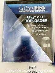 MaxSold Auction: New Ultra Pro 8 1/2 x 11 Toploaders - Bremerton (Washington, USA) SELLER MANAGED Estate Sale Online Auction - Burwell