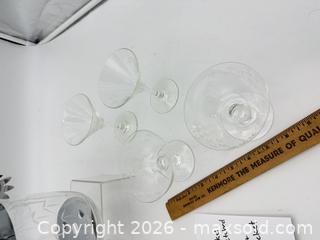 MaxSold Auction: Noritake Sasaki Etched Bamboo Glasses and Ice Bucket - Bremerton (Washington, USA) SELLER MANAGED Estate Sale Online Auction - Burwell