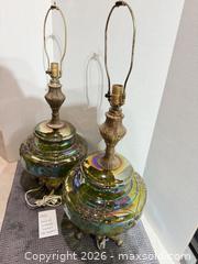 MaxSold Auction: Pair of Vintage Lamps - Bremerton (Washington, USA) SELLER MANAGED Estate Sale Online Auction - Burwell