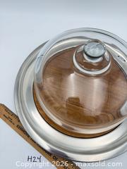 MaxSold Auction: Selandia Wood / Stainless Steel Platter and Dome - Bremerton (Washington, USA) SELLER MANAGED Estate Sale Online Auction - Burwell