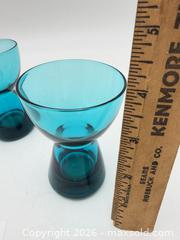 MaxSold Auction: Small Glasses and Pair of Morgantown Candleholders - Bremerton (Washington, USA) SELLER MANAGED Estate Sale Online Auction - Burwell