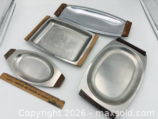 MaxSold Auction: Stainless Steel Serving Trays - Bremerton (Washington, USA) SELLER MANAGED Estate Sale Online Auction - Burwell