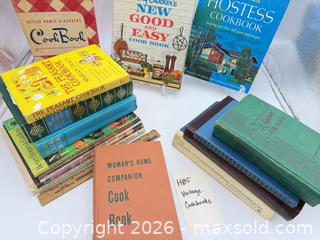MaxSold Auction: Vintage Cookbooks - Bremerton (Washington, USA) SELLER MANAGED Estate Sale Online Auction - Burwell