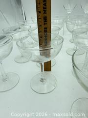 MaxSold Auction: Vintage Etched Wheat Glasses - Bremerton (Washington, USA) SELLER MANAGED Estate Sale Online Auction - Burwell