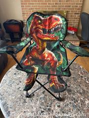 MaxSold Auction: AWESOME KIDS AGES 3-10 DINOSAUR FOLDABLE CHAIR IN EUC SELLING  At Target right now - Warwick Township (Pennsylvania, USA) SELLER MANAGED Estate Sale Online Auction - Crocker Lane