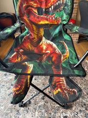 MaxSold Auction: AWESOME KIDS AGES 3-10 DINOSAUR FOLDABLE CHAIR IN EUC SELLING  At Target right now - Warwick Township (Pennsylvania, USA) SELLER MANAGED Estate Sale Online Auction - Crocker Lane