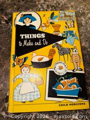 MaxSold Auction: VERY VINTAGE THINGS TO MAKE AND DO HARDBACK BOOK BY CHILD HORIZONS  - Warwick Township (Pennsylvania, USA) SELLER MANAGED Estate Sale Online Auction - Crocker Lane