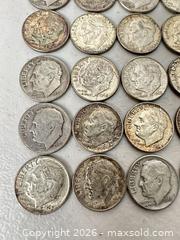 MaxSold Auction: 25 Roosevelt Dimes - 90% Silver, Mixed Mint Marks - San Jose (California, USA) SELLER MANAGED Downsizing Online Auction - East Humboldt Street