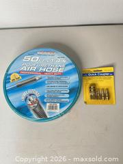 MaxSold Auction: 50 ft 1/4 in Polyurethane Air Hose with Quick Coupler Set - San Jose (California, USA) SELLER MANAGED Downsizing Online Auction - East Humboldt Street