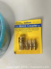 MaxSold Auction: 50 ft 1/4 in Polyurethane Air Hose with Quick Coupler Set - San Jose (California, USA) SELLER MANAGED Downsizing Online Auction - East Humboldt Street