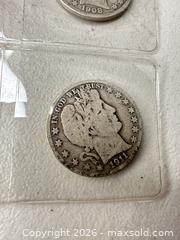 MaxSold Auction: Barber Half Dollar Lot (1907, 1908, 1911) - San Jose (California, USA) SELLER MANAGED Downsizing Online Auction - E Humboldt