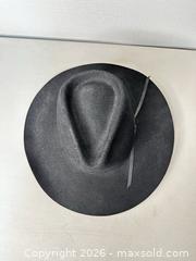 MaxSold Auction: Black Wool Cowboy/Western Hat, Medium, Wide Brim - San Jose (California, USA) SELLER MANAGED Downsizing Online Auction - East Humboldt Street