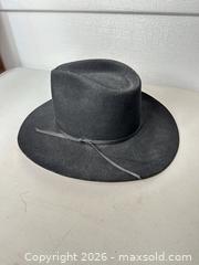 MaxSold Auction: Black Wool Cowboy/Western Hat, Medium, Wide Brim - San Jose (California, USA) SELLER MANAGED Downsizing Online Auction - East Humboldt Street