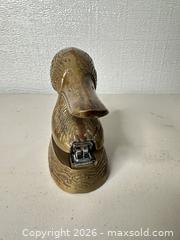 MaxSold Auction: Brass Duck Desk Stapler - Small Desktop Stapler - San Jose (California, USA) SELLER MANAGED Downsizing Online Auction - East Humboldt Street