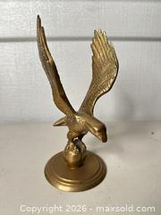 MaxSold Auction: Brass Eagle Figurine, Gold Tone / Antique Brass, Medium - San Jose (California, USA) SELLER MANAGED Downsizing Online Auction - East Humboldt Street