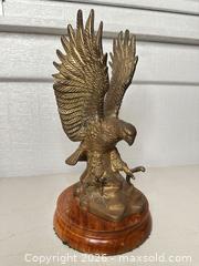 MaxSold Auction: Brass Eagle Figurine Sculpture, Medium (8–14 in) - San Jose (California, USA) SELLER MANAGED Downsizing Online Auction - East Humboldt Street