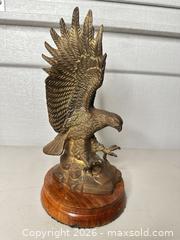 MaxSold Auction: Brass Eagle Figurine Sculpture, Medium (8–14 in) - San Jose (California, USA) SELLER MANAGED Downsizing Online Auction - East Humboldt Street