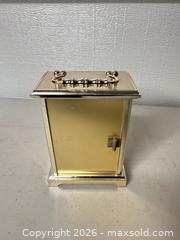 MaxSold Auction: Bulova German Quartz Carriage Mantel Clock - San Jose (California, USA) SELLER MANAGED Downsizing Online Auction - East Humboldt Street