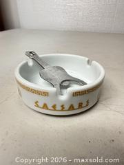 MaxSold Auction: Caesars White Porcelain Ashtray - San Jose (California, USA) SELLER MANAGED Downsizing Online Auction - East Humboldt Street