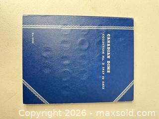 MaxSold Auction: Canadian Dime Coin Album (1936–1952) - San Jose (California, USA) SELLER MANAGED Downsizing Online Auction - East Humboldt Street