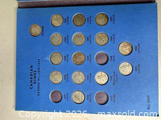 MaxSold Auction: Canadian Dime Coin Album (1936–1952) - San Jose (California, USA) SELLER MANAGED Downsizing Online Auction - East Humboldt Street