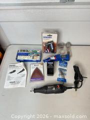MaxSold Auction: Dremel Rotary Tool with Charger & Attachments - San Jose (California, USA) SELLER MANAGED Downsizing Online Auction - East Humboldt Street