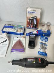 MaxSold Auction: Dremel Rotary Tool with Charger & Attachments - San Jose (California, USA) SELLER MANAGED Downsizing Online Auction - East Humboldt Street