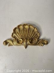 MaxSold Auction: Gold Rococo Baroque Cast Metal Wall Applique - San Jose (California, USA) SELLER MANAGED Downsizing Online Auction - East Humboldt Street