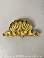 MaxSold Auction: Gold Rococo Baroque Cast Metal Wall Applique - San Jose (California, USA) SELLER MANAGED Downsizing Online Auction - East Humboldt Street