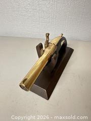 MaxSold Auction: Lighter Brass Flintlock Decorative Replica  - San Jose (California, USA) SELLER MANAGED Downsizing Online Auction - East Humboldt Street