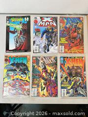 MaxSold Auction: Lot of 6 Marvel Comics (1990s) Single Issues - San Jose (California, USA) SELLER MANAGED Downsizing Online Auction - East Humboldt Street