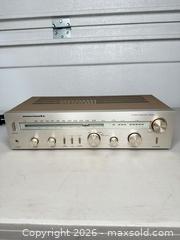 MaxSold Auction: Marantz SR220 Stereo Receiver / Integrated Amplifier, Silver/Champagne - San Jose (California, USA) SELLER MANAGED Downsizing Online Auction - East Humboldt Street