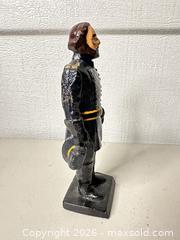 MaxSold Auction: Navy Blue Cast Iron Military Soldier Figurine - San Jose (California, USA) SELLER MANAGED Downsizing Online Auction - East Humboldt Street