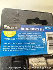 MaxSold Auction: Pittsburgh Metric Socket and Adapter Set — 1/2" & 3/8" Drives - San Jose (California, USA) SELLER MANAGED Downsizing Online Auction - East Humboldt Street