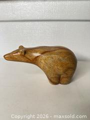 MaxSold Auction: Signed Stone Bear Figurine, 6–9 in - San Jose (California, USA) SELLER MANAGED Downsizing Online Auction - East Humboldt Street
