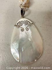 MaxSold Auction: Sterling Freshwater Baroque Pearl Pendant Opera Necklace, White/Cream - San Jose (California, USA) SELLER MANAGED Downsizing Online Auction - East Humboldt Street