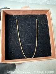 MaxSold Auction: Sterling Silver (925) Rope Chain Necklace, 18 inches - San Jose (California, USA) SELLER MANAGED Downsizing Online Auction - East Humboldt Street