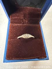 MaxSold Auction: Sterling Silver S925 Vintage Adjustable Ring with Cubic Zirconia - San Jose (California, USA) SELLER MANAGED Downsizing Online Auction - East Humboldt Street