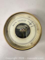 MaxSold Auction: Tycos Aneroid Barometer, Brass Wall-Mount, Mid-Century - San Jose (California, USA) SELLER MANAGED Downsizing Online Auction - East Humboldt Street