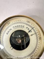 MaxSold Auction: Tycos Aneroid Barometer, Brass Wall-Mount, Mid-Century - San Jose (California, USA) SELLER MANAGED Downsizing Online Auction - East Humboldt Street