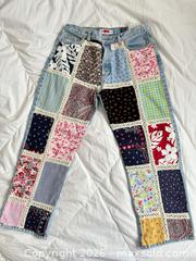 MaxSold Auction: Patchwork vintage Guess denim A.B.S. California by Allen Schwartz  - Toronto (Ontario, Canada) PARTNER MANAGED Downsizing Online Auction - Mclevin Avenue PART TWO