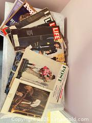 MaxSold Auction: 1930's-1990's Saturday Evening Post, LIFE, LOOK & People Magazines (Norman Rockwell, JFK, Princess Diana, etc) - Wake Forest (North Carolina, USA) PARTNER MANAGED Downsizing Online Auction - Wait Avenue