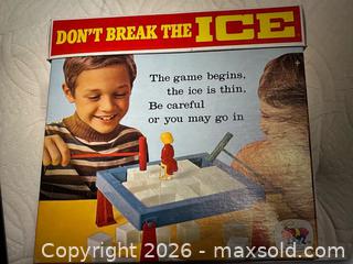 MaxSold Auction: 1960s Ideal & Schaper Board Games (Battling Tops, Don't Break The Ice) - Wake Forest (North Carolina, USA) PARTNER MANAGED Downsizing Online Auction - Wait Avenue