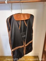 MaxSold Auction: 2 Garment Bags/ Suit Carrier with Exterior Pockets & Hanger Opening - Wake Forest (North Carolina, USA) PARTNER MANAGED Downsizing Online Auction - Wait Avenue