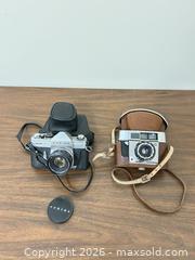 MaxSold Auction: Assorted Vintage 35mm Film Cameras (Konica, Agfa) - Wake Forest (North Carolina, USA) PARTNER MANAGED Downsizing Online Auction - Wait Avenue