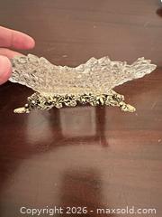 MaxSold Auction: Assorted Vintage Pressed Glass & Silver-tone Serveware Lot - Wake Forest (North Carolina, USA) PARTNER MANAGED Downsizing Online Auction - Wait Avenue