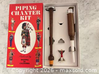 MaxSold Auction: Bagpipe Chanter Kit - Bagpipes of Caledonia (Wood, Scotland) - Wake Forest (North Carolina, USA) PARTNER MANAGED Downsizing Online Auction - Wait Avenue