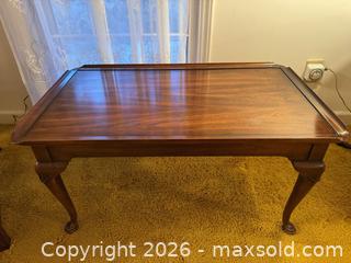 MaxSold Auction: Coffee Table — 36" L x 19" H - Wake Forest (North Carolina, USA) PARTNER MANAGED Downsizing Online Auction - Wait Avenue
