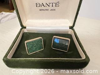 MaxSold Auction: Dante Cufflinks and Tie Clip / Tie Bar - Wake Forest (North Carolina, USA) PARTNER MANAGED Downsizing Online Auction - Wait Avenue